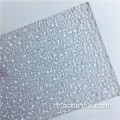 Grade A Polycarbonate de 3 mm Feuilles en relief pour salle de bain